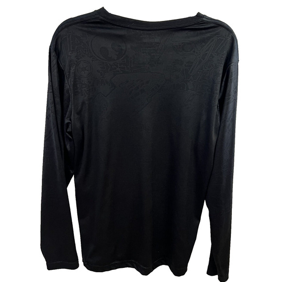 Disney Star Wars Chrome Wars All Over Print Long Sleeve T-shirt Men Medium Black - Picture 5 of 5